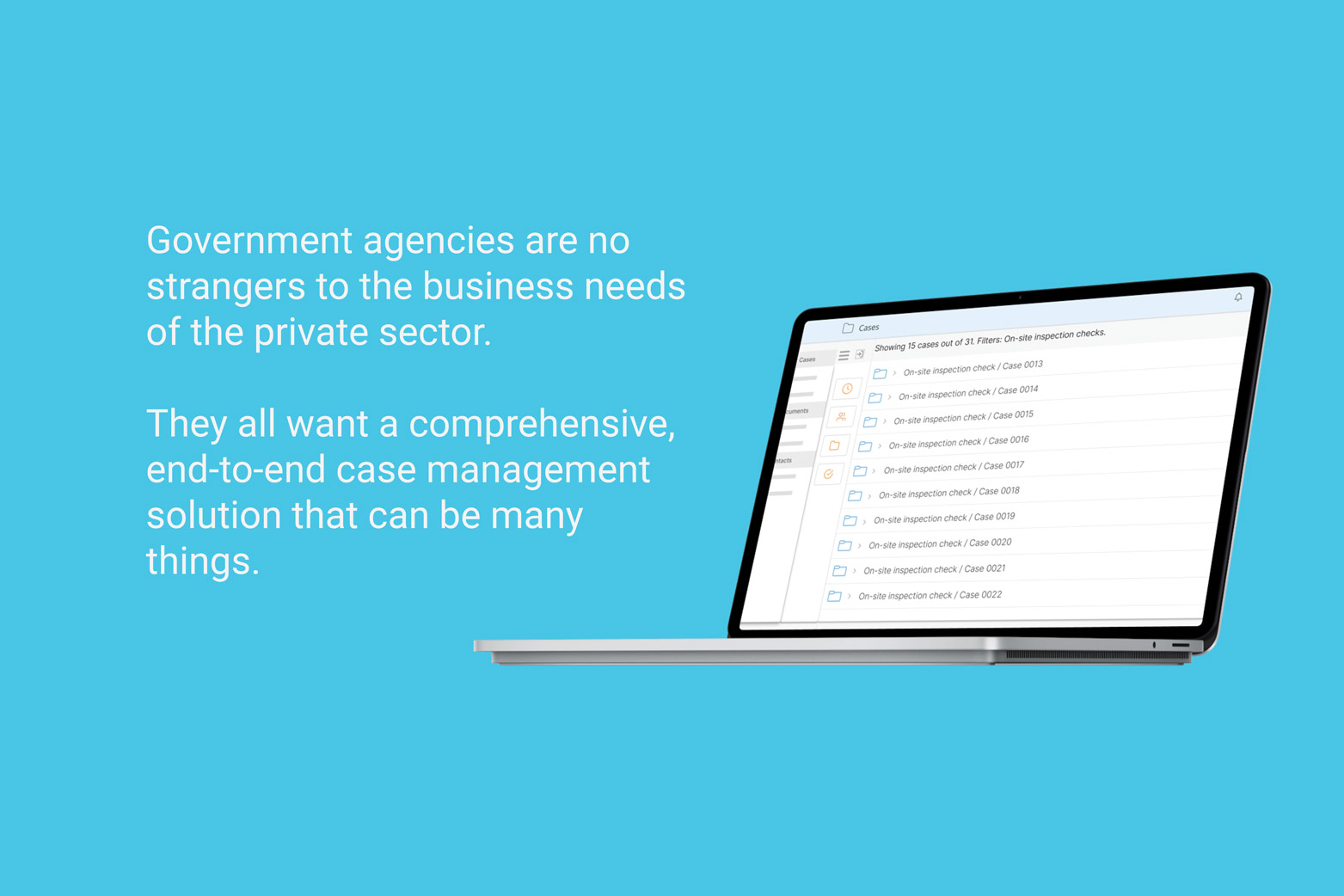 OfftheShelf Case Management for the Public Sector benefits